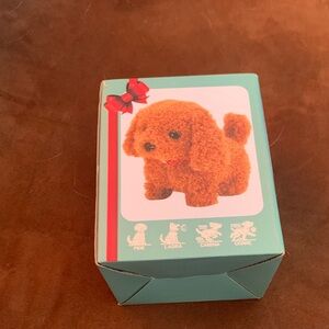 Fluffy Brown Plush Puppy Toy